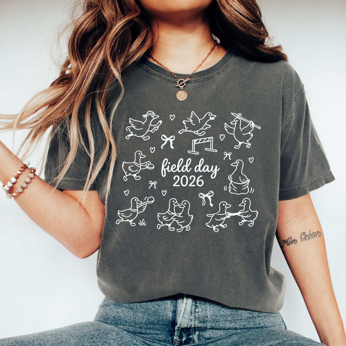 Comfort Colors® Field Day 2026 Shirt, Happy Field Day Goose T-shirt, Teacher Field Day Tee