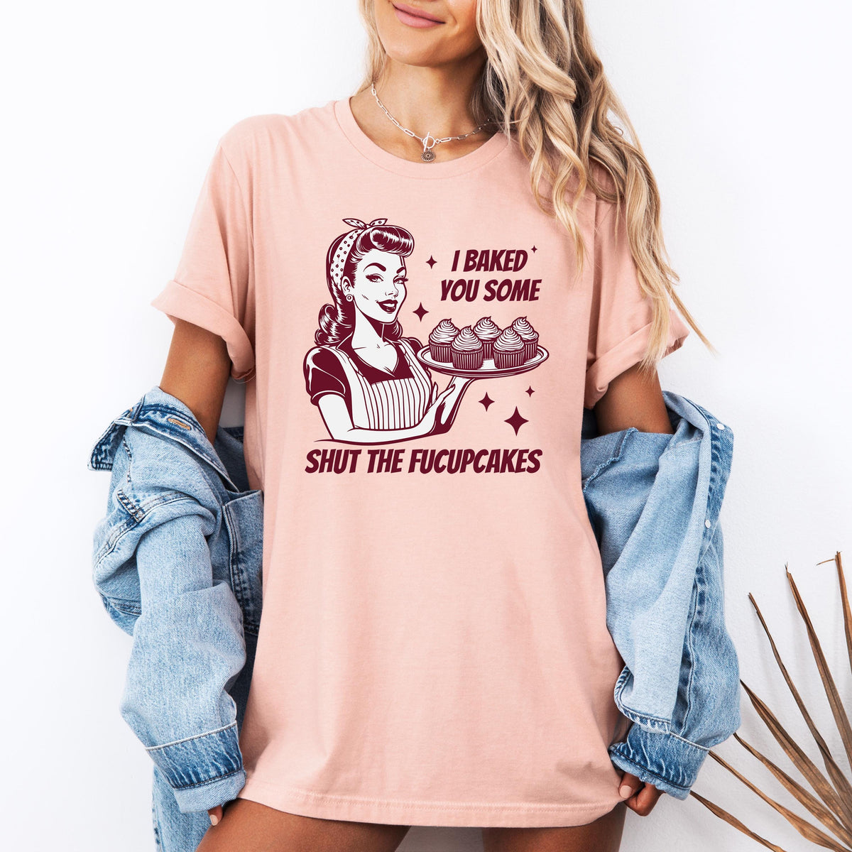 Shut the Fucupcakes Baking Humor Shirt