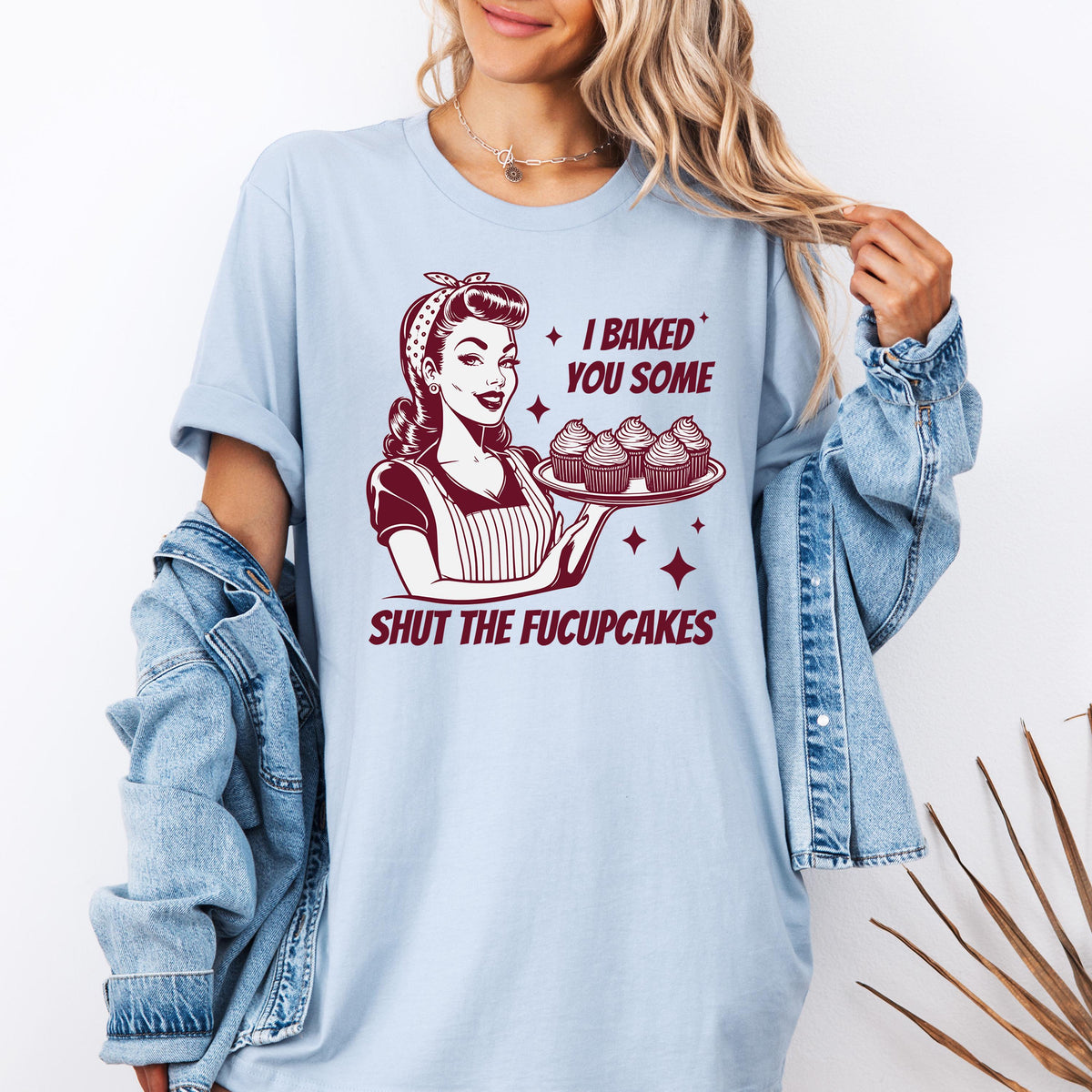 Shut the Fucupcakes Baking Humor Shirt