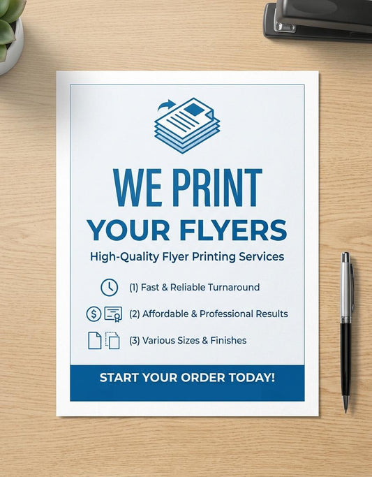 We Print Your Flyers, Business Advertising, Professional Marketing Flyer Design & Printing Service, Promotional Flyers