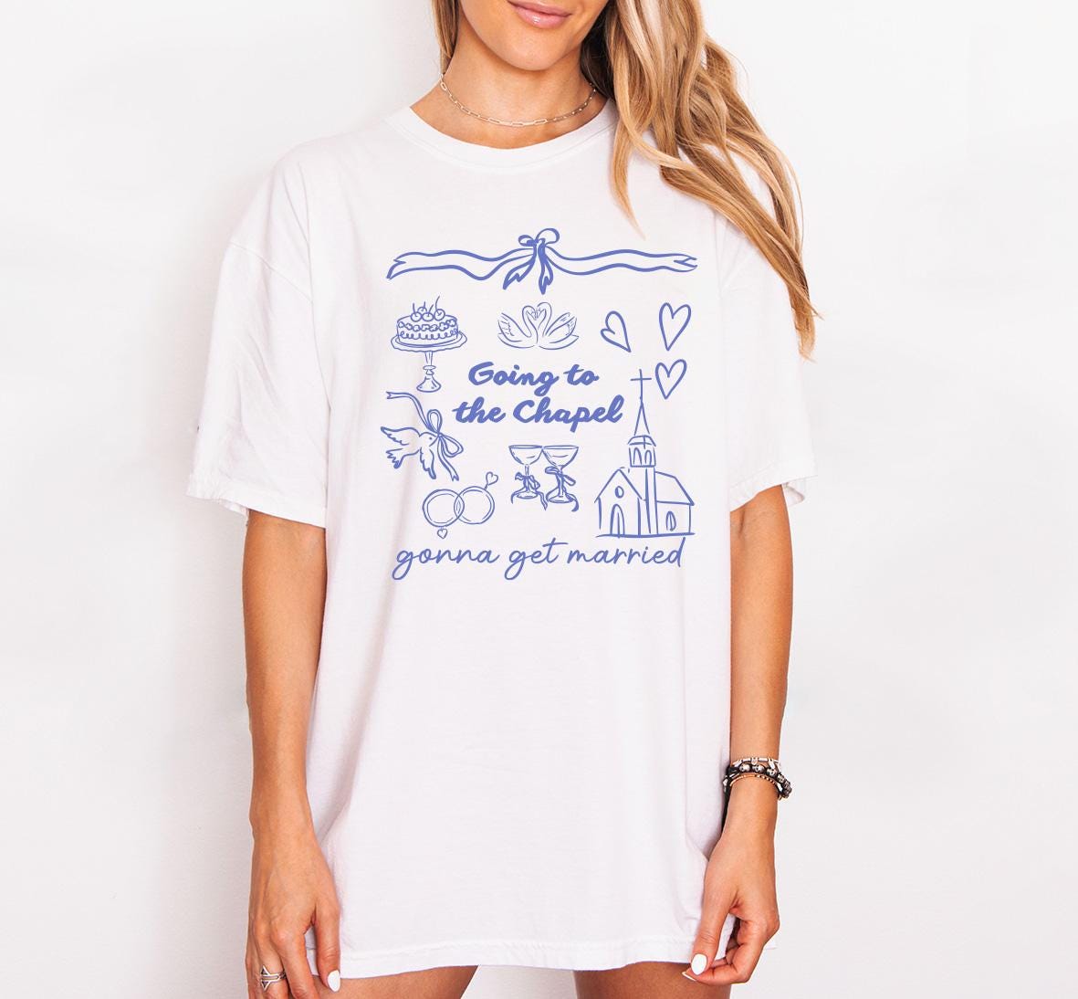 Bachelorette Party T-Shirt, Going to the Chapel Shirt, Bridal Party Gift Tee