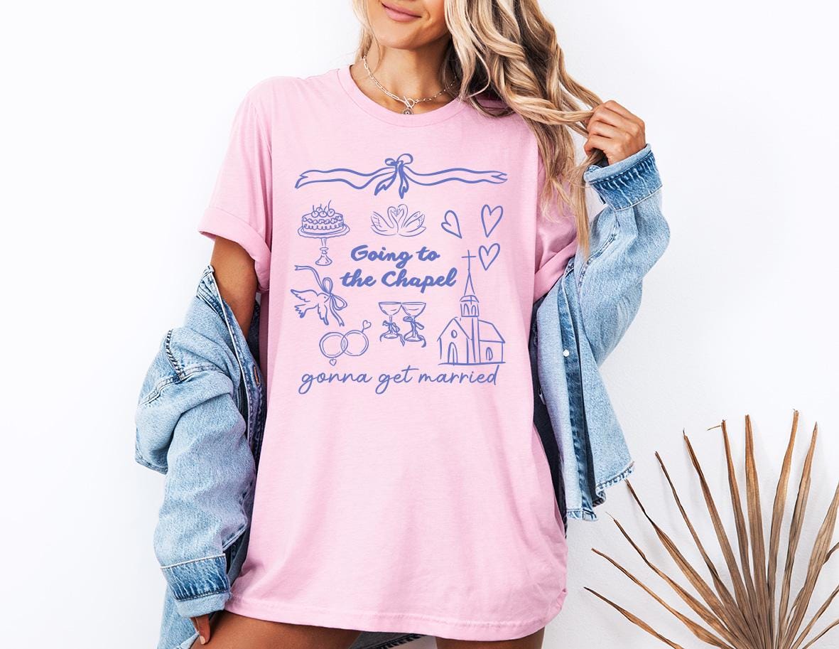 Bachelorette Party T-Shirt, Going to the Chapel Shirt, Bridal Party Gift Tee