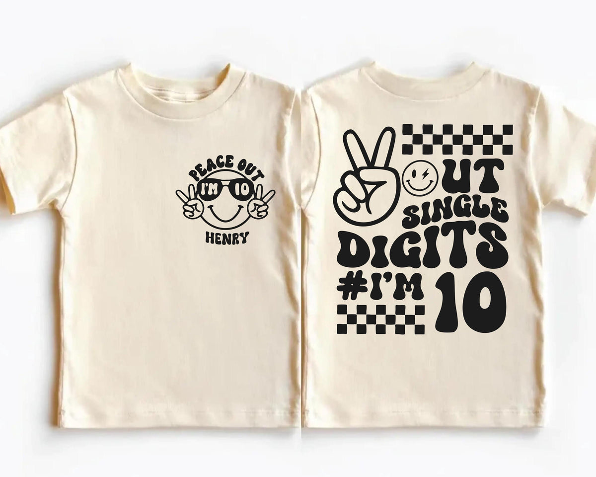 Personalized 10th Birthday T-shirt, Birthday Boy Shirt, Tenth Birthday Gift Tee