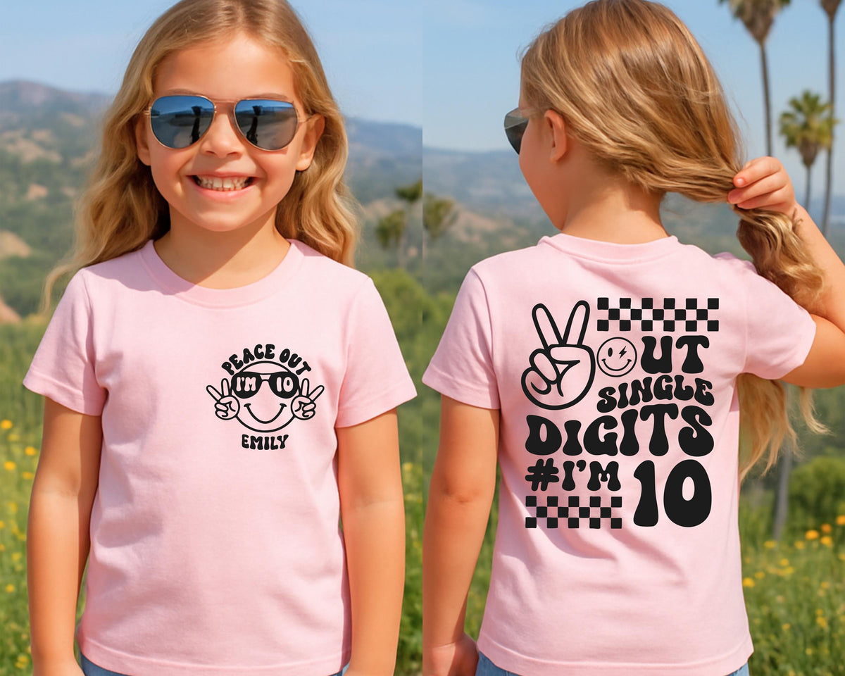 Personalized 10th Birthday T-shirt, Birthday Boy Shirt, Tenth Birthday Gift Tee