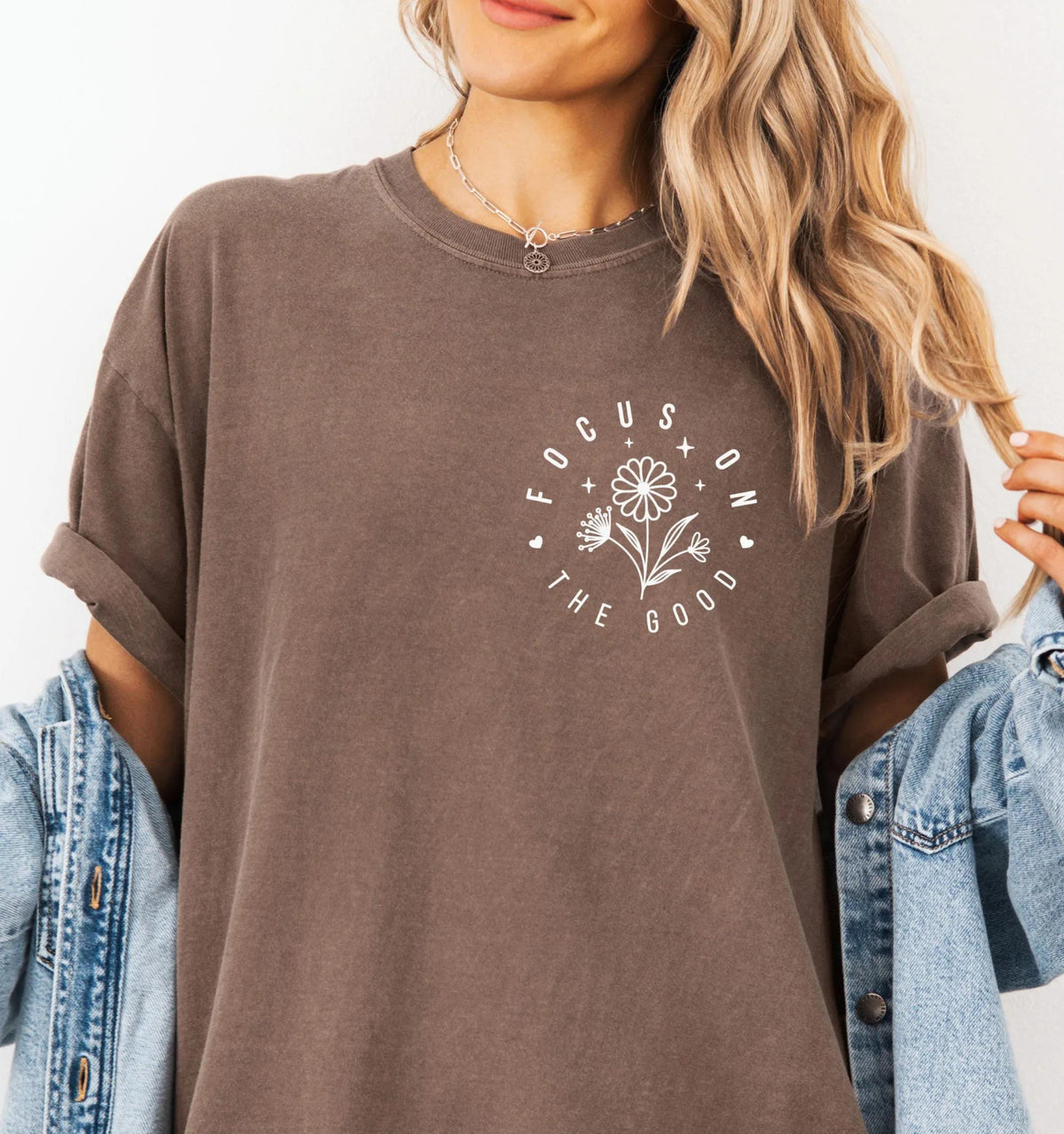 Comfort Colors® Focus on the Good Shirt, Motivational Sweatshirt, Mental Health Tee