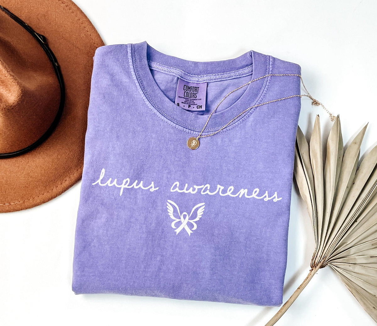 Lupus Awareness Purple Ribbon Shirt