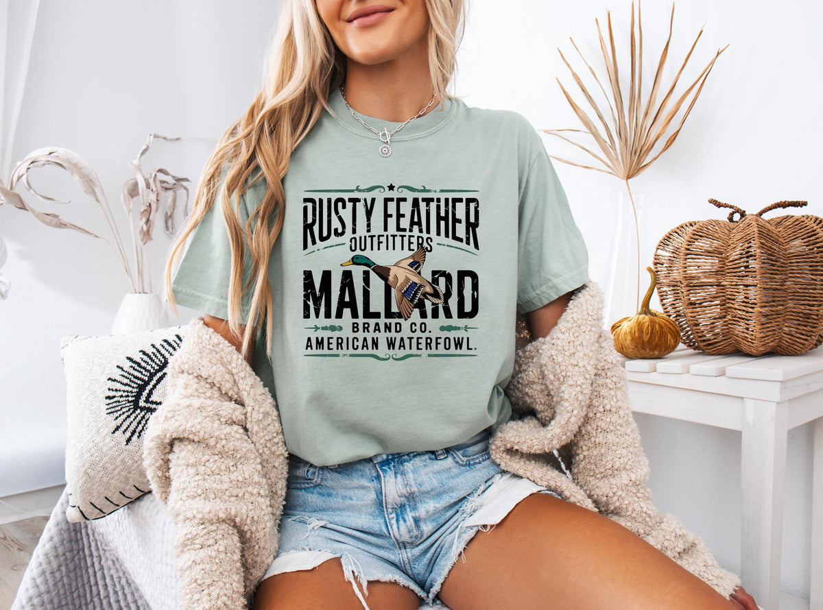 Comfort Colors® Duck Hunting Season Shirt, Mallard Duck Hunter Tee, Duck Hunter Crewneck, Hunting Lover Gift