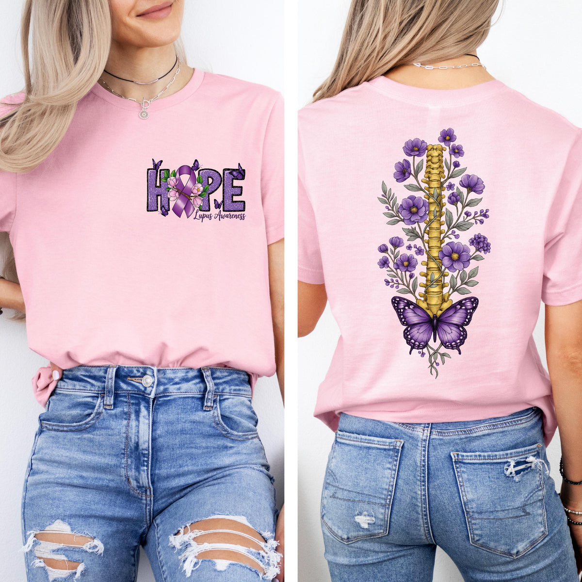 Hope Lupus Awareness T-shirt,  Lupus Support Shirt, Lupus Warrior Gift Tee
