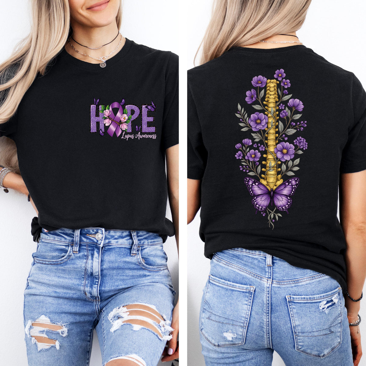 Hope Lupus Awareness T-shirt,  Lupus Support Shirt, Lupus Warrior Gift Tee