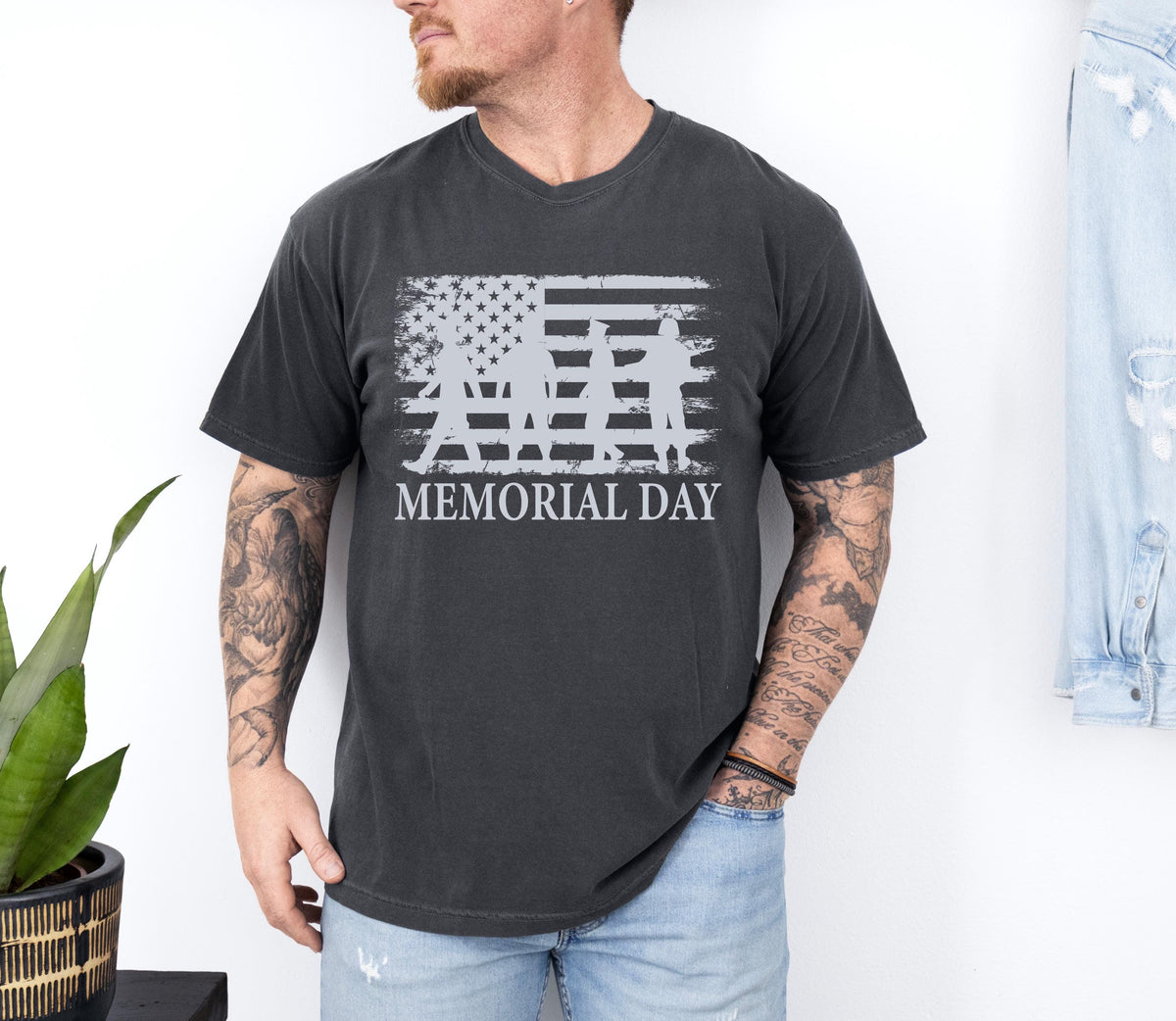 Comfort Colors® Memorial Day T-Shirt, Independence Day Tee, Patriotic Military Gift