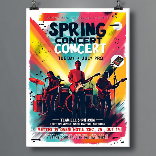 Custom Festival Flyers, ART Gallery Marketing Flyer Design & Printing Service, Promotional Advertising Flyers