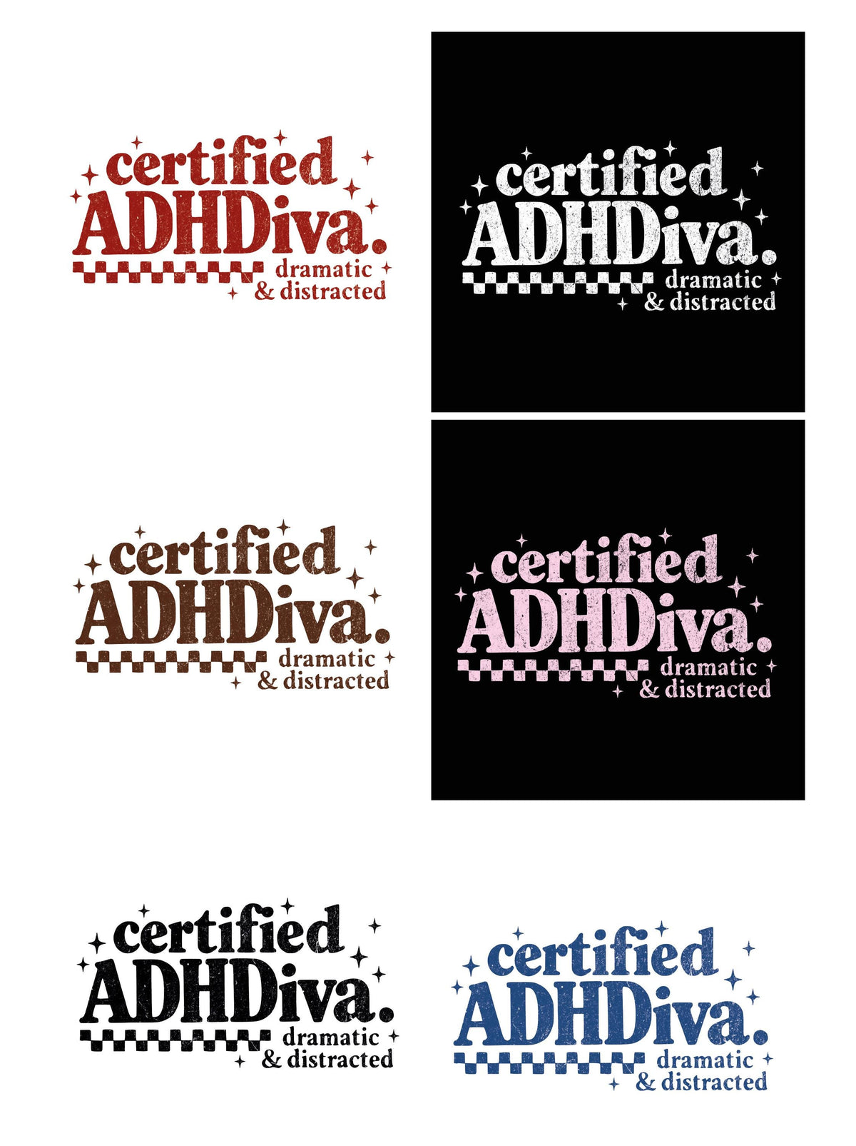 Comfort Colors® ADHDiva Shirt, ADHD Awareness T-Shirt, Mental Health Shirt, ADHD Gift Tee