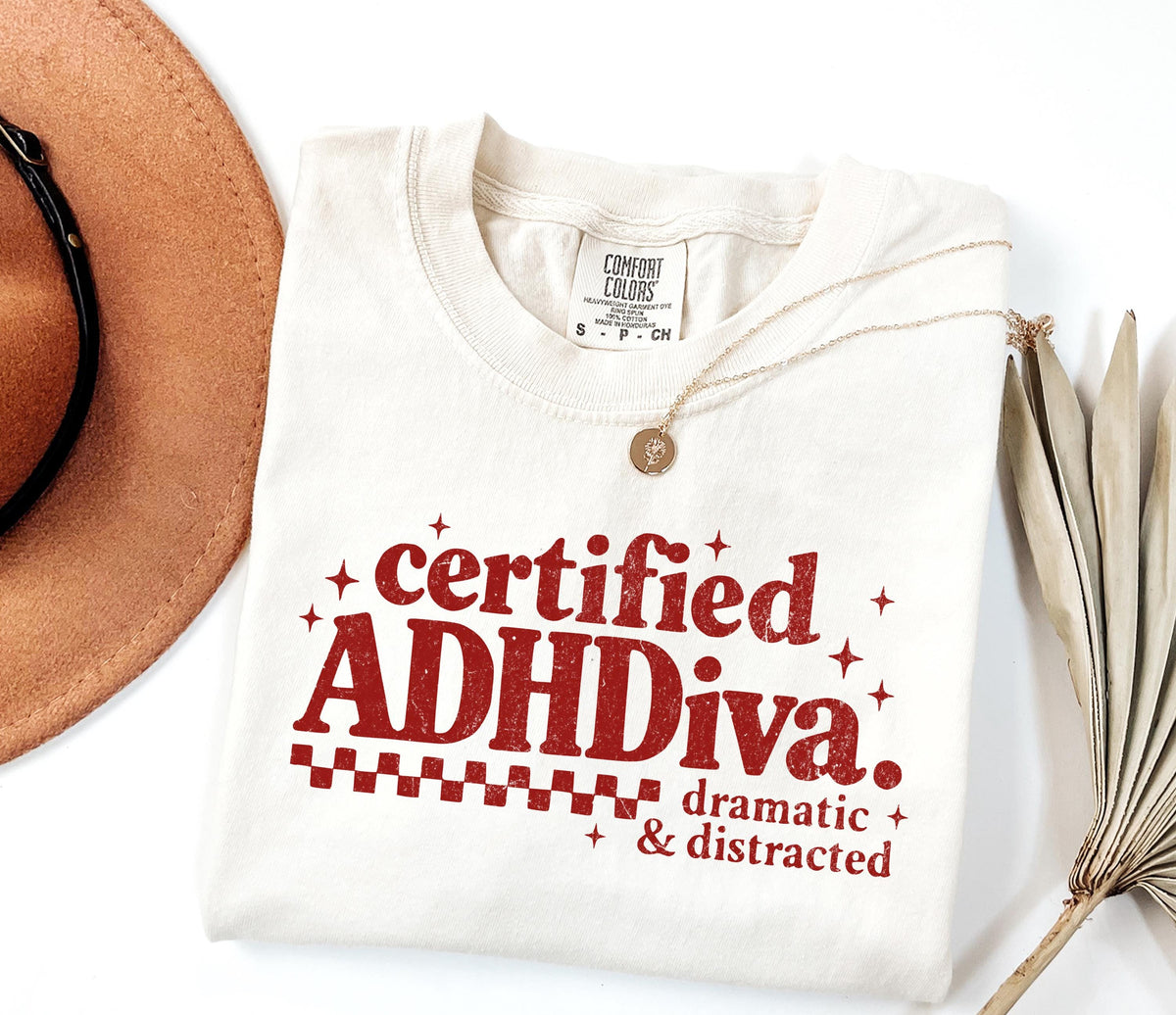 Comfort Colors® ADHDiva Shirt, ADHD Awareness T-Shirt, Mental Health Shirt, ADHD Gift Tee