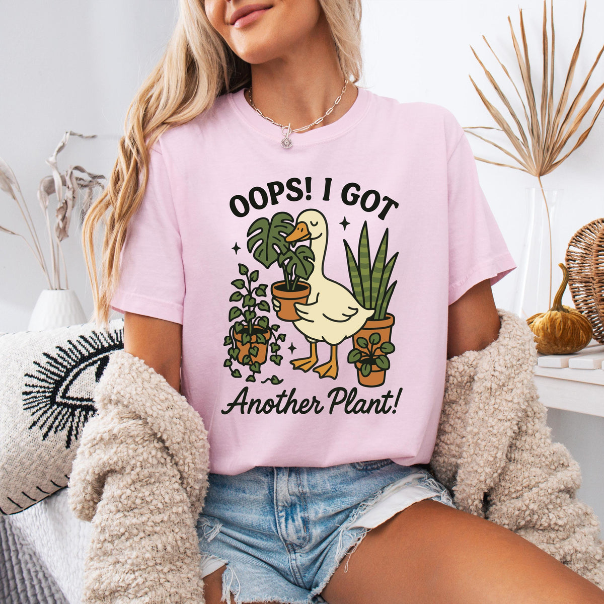 Oops, I Got Another Plant Goose Graphic Shirt