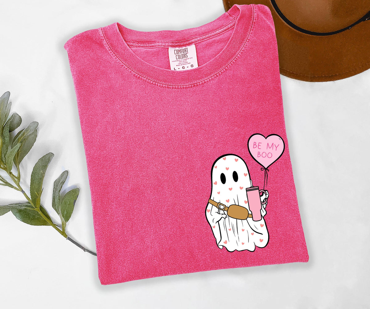 Valentines Day Ghost Shirt Comfort Colors® Shirts, Valentines Day Gift Shirt, Spooky Valentine Sweatshirt, Cute Ghost Valentine Shirt