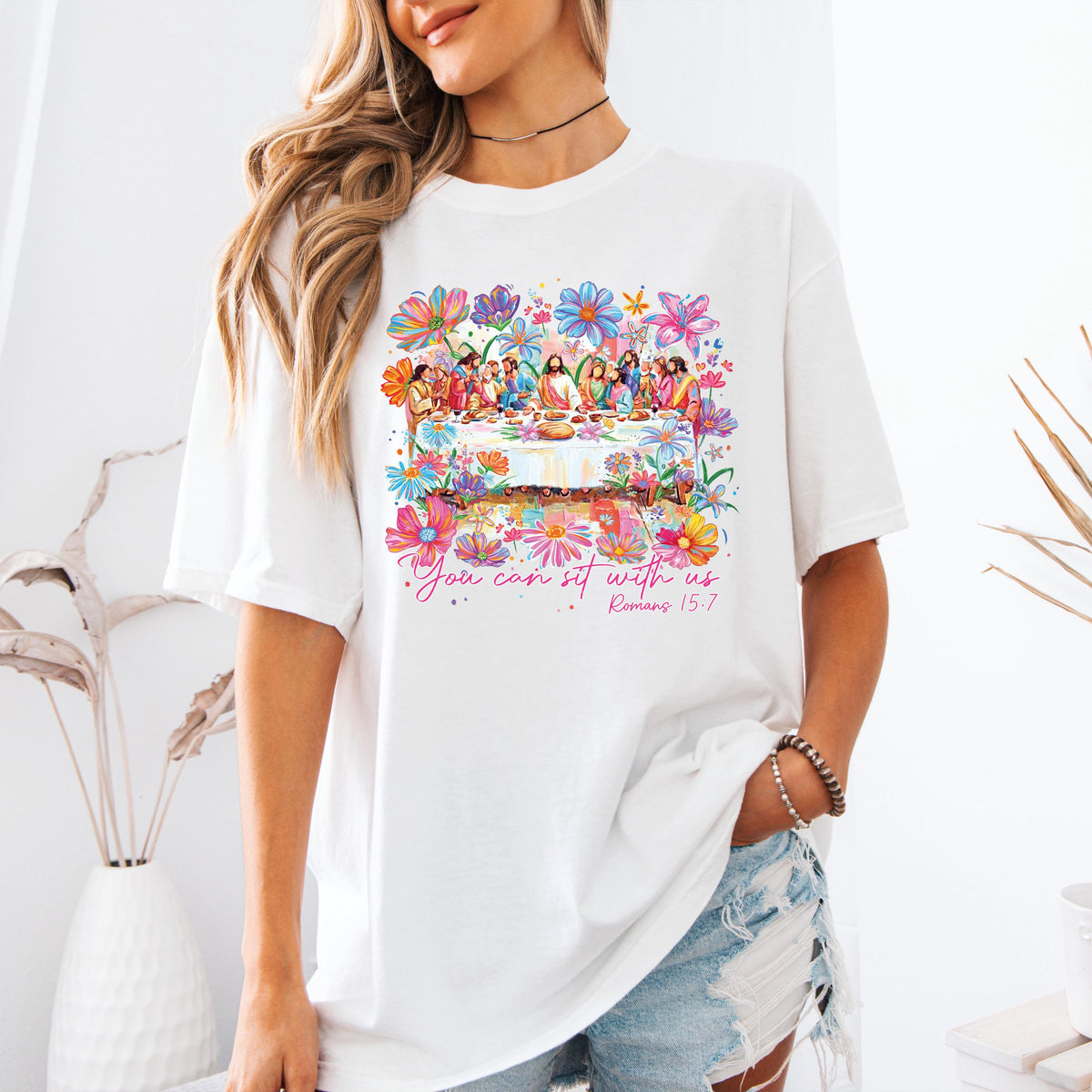 You Can Sit With Us Last Supper Graphic Shirt