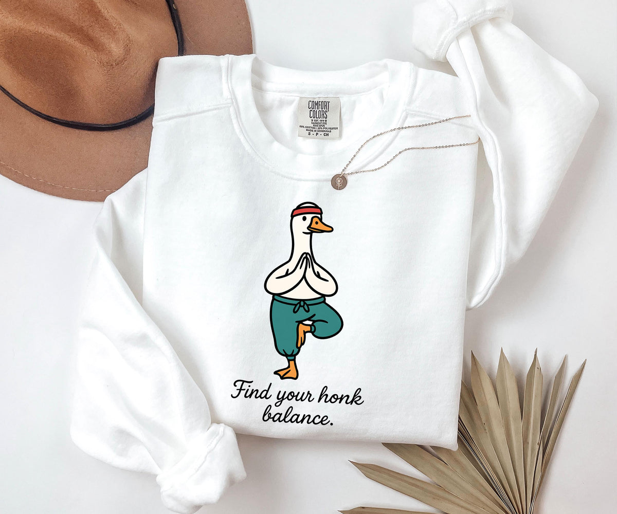 Funny Yoga Comfort Colors® Shirt, Yoga Tee Gift for Women, Yoga Lover Sweatshirt
