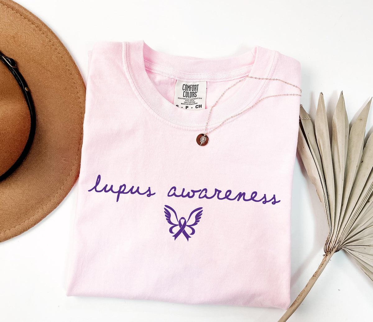 Lupus Awareness Purple Ribbon Shirt