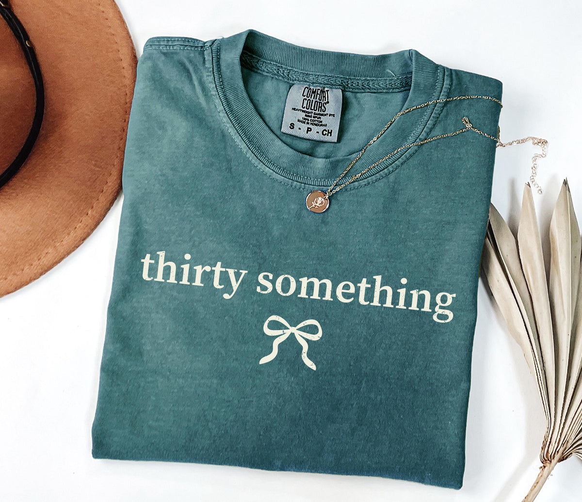 Comfort Colors® Thirty Something Shirt, Funny 30th Birthday Tee, Hello Thirties Crewneck