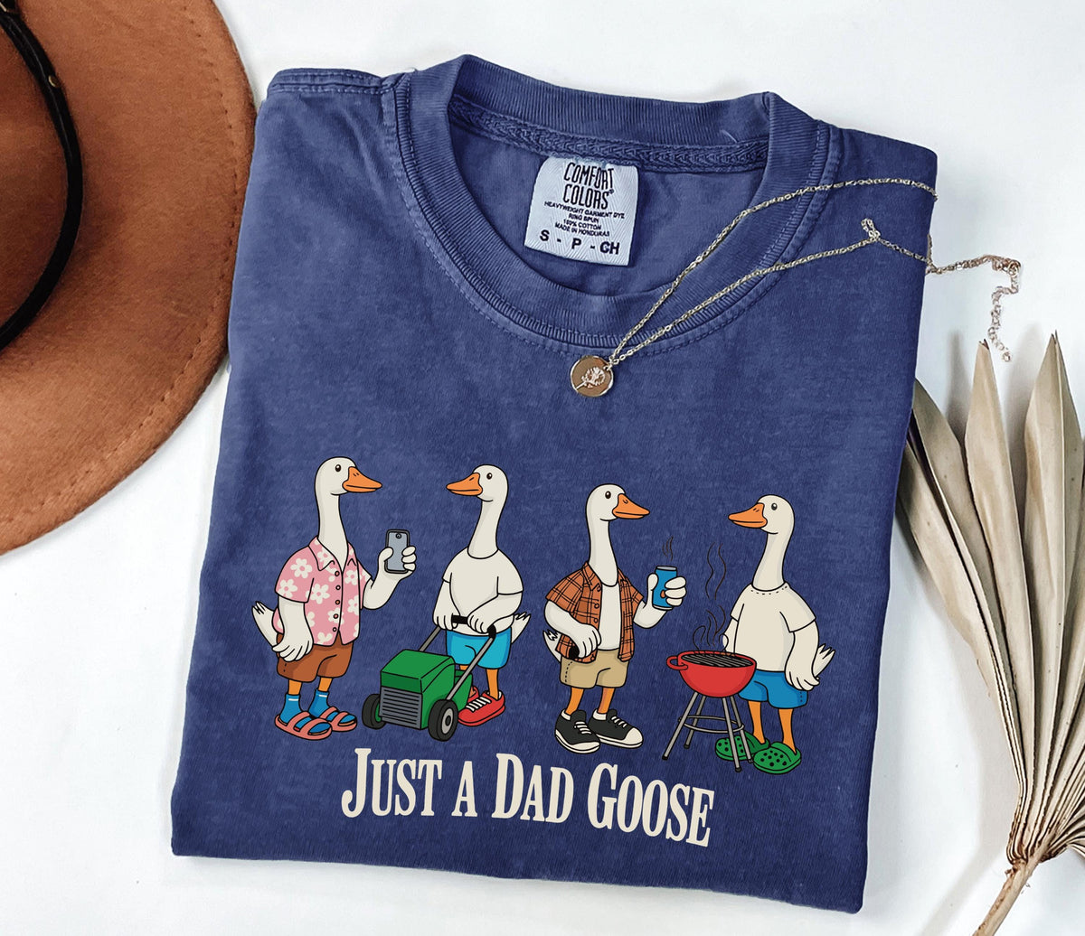 Comfort Colors® Just a Dad Humor Shirt, Funny Daddy T-shirt, Fathers Day Gift Tee
