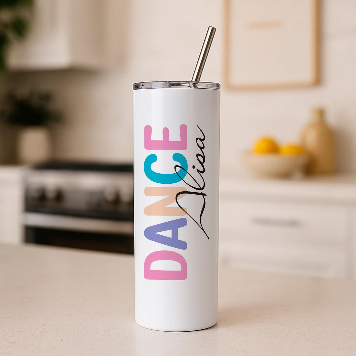 Personalized Dance Tumbler, Dancer Travel Cup