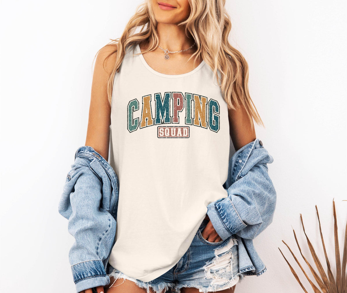 Comfort Colors® Retro Camping Shirt, Camp Vibes Tees, Camping Squad Matching Tee, Outdoor Adventure T-shirt, Summer Camp