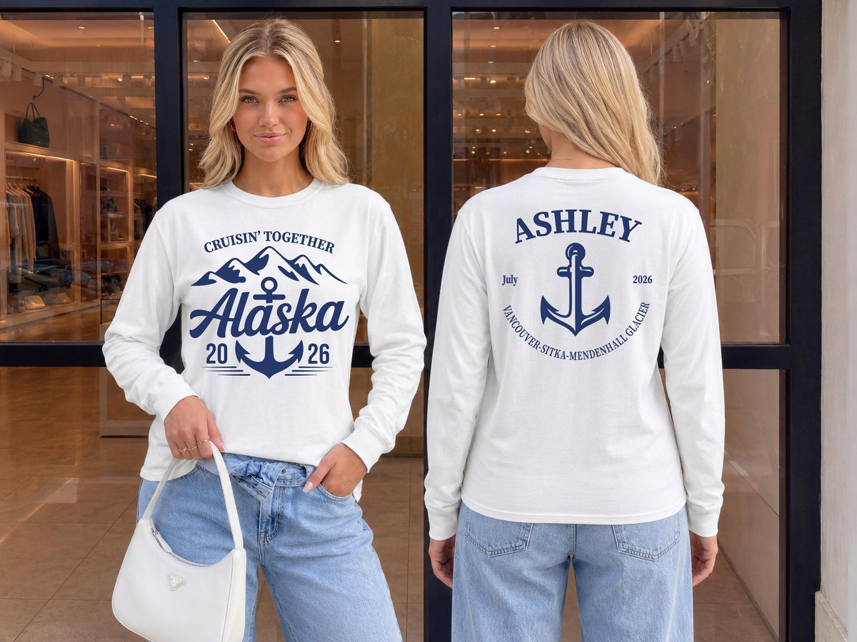 Comfort Colors® Custom Alaska Trip Sweatshirt, Cruising Together Alaska Shirt, Alaska Matching Tee