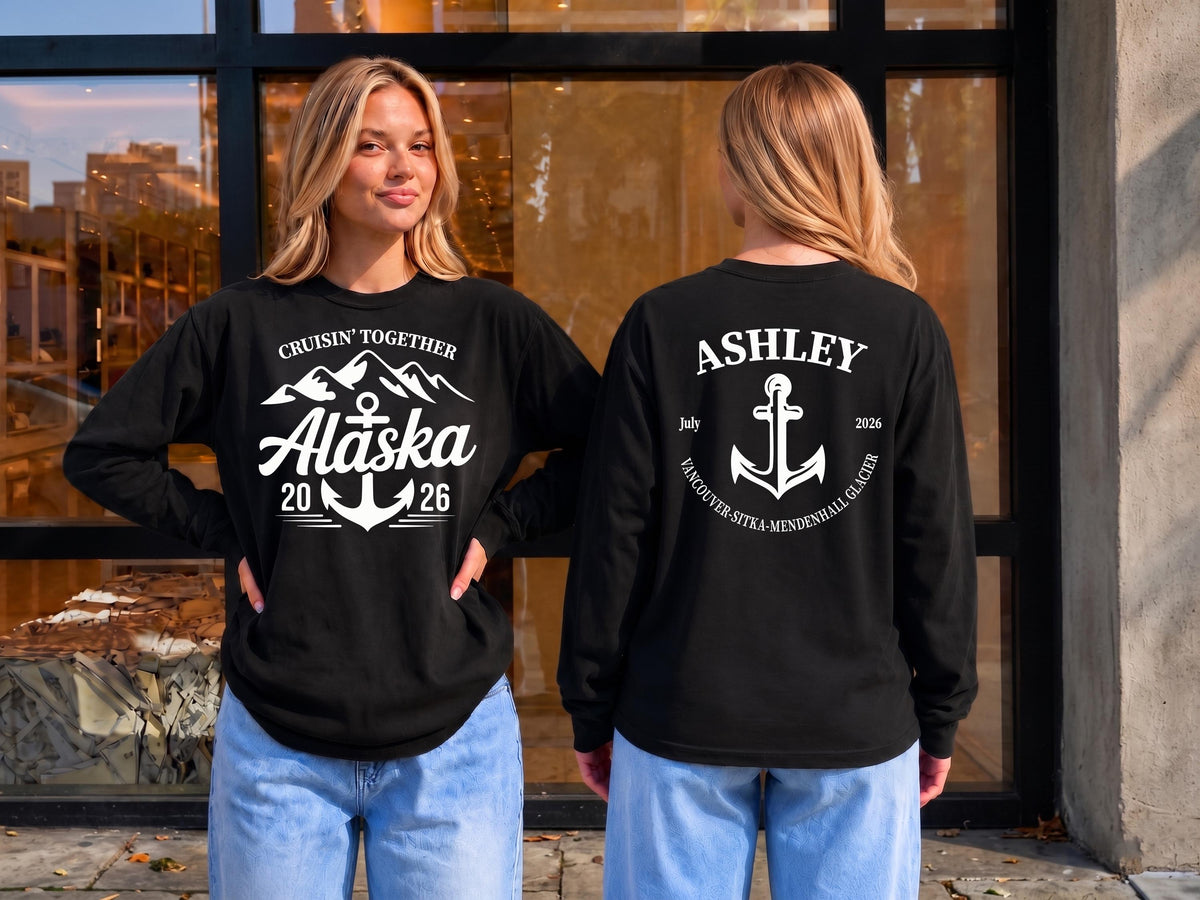 Comfort Colors® Custom Alaska Trip Sweatshirt, Cruising Together Alaska Shirt, Alaska Matching Tee