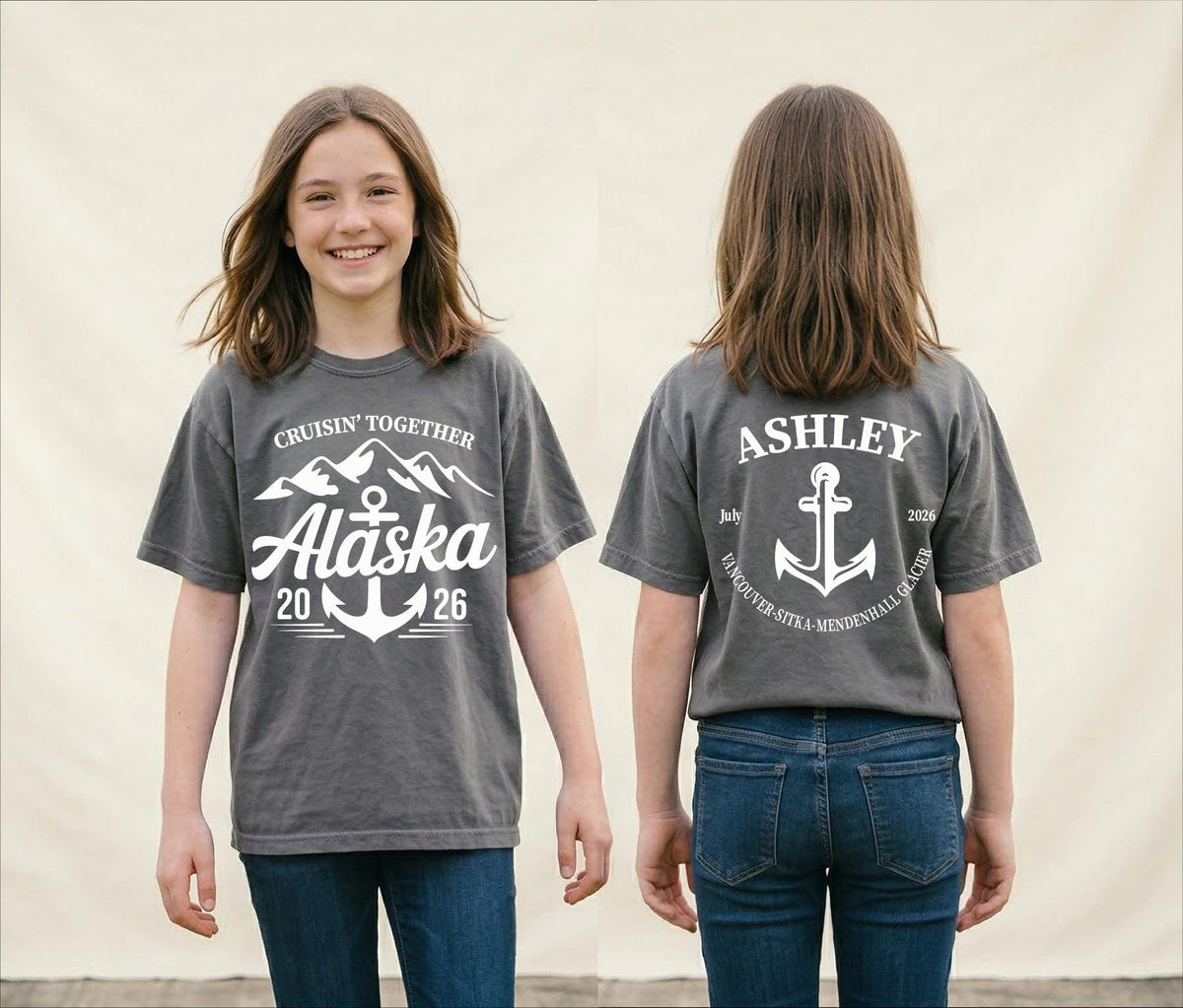 Comfort Colors® Custom Alaska Trip Sweatshirt, Cruising Together Alaska Shirt, Alaska Matching Tee