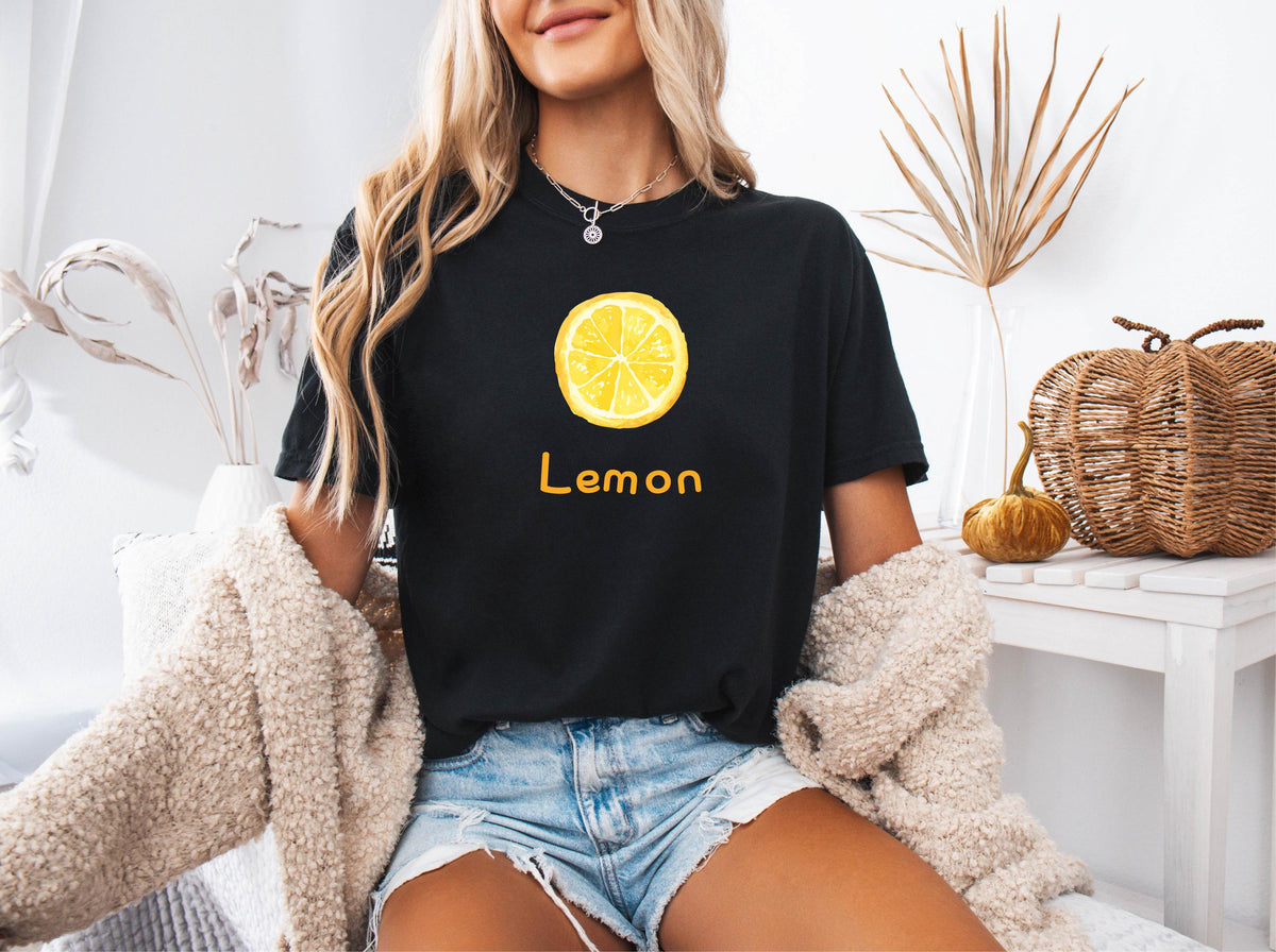 Comfort Colors® Summer Fruits Shirt, Tropical Vacation Tee, Watercolor Beach Tees, Cherry Watermelon T-shirt
