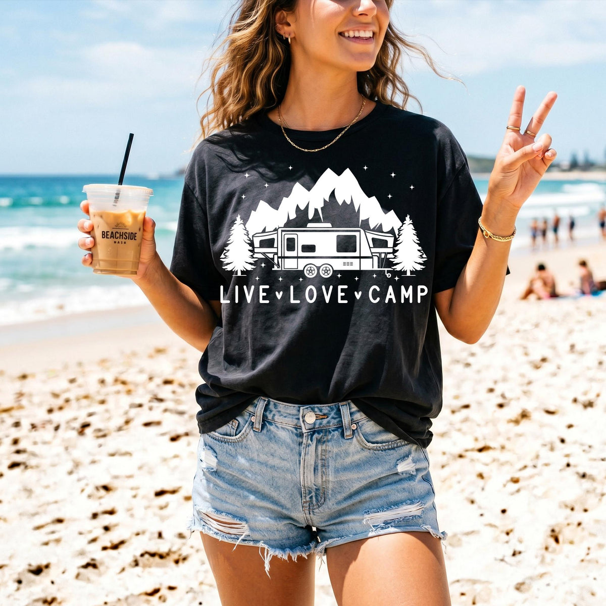 Comfort Colors® Camping Shirt, Camp Vibes Tees, Outdoor Adventure T-shirt, Summer Camp Shirts