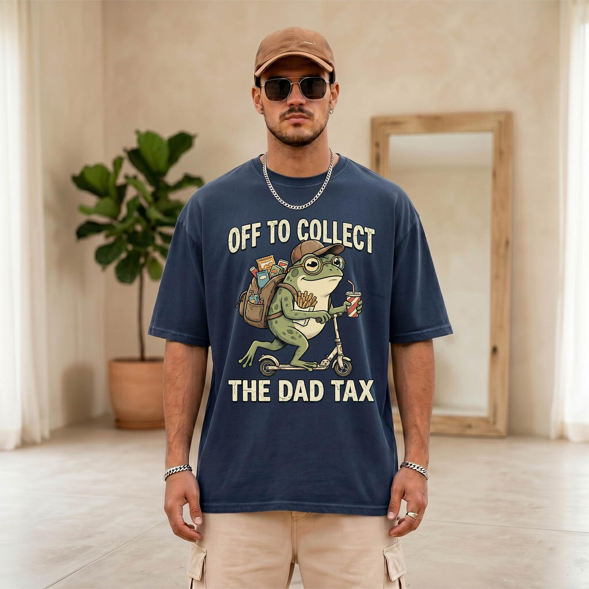 Comfort Colors® Dad Tax Shirt, Funny Fathers Day Gift, Husband Birthday Tee, New Dada Frog Tees, Daddy to be T-shirt