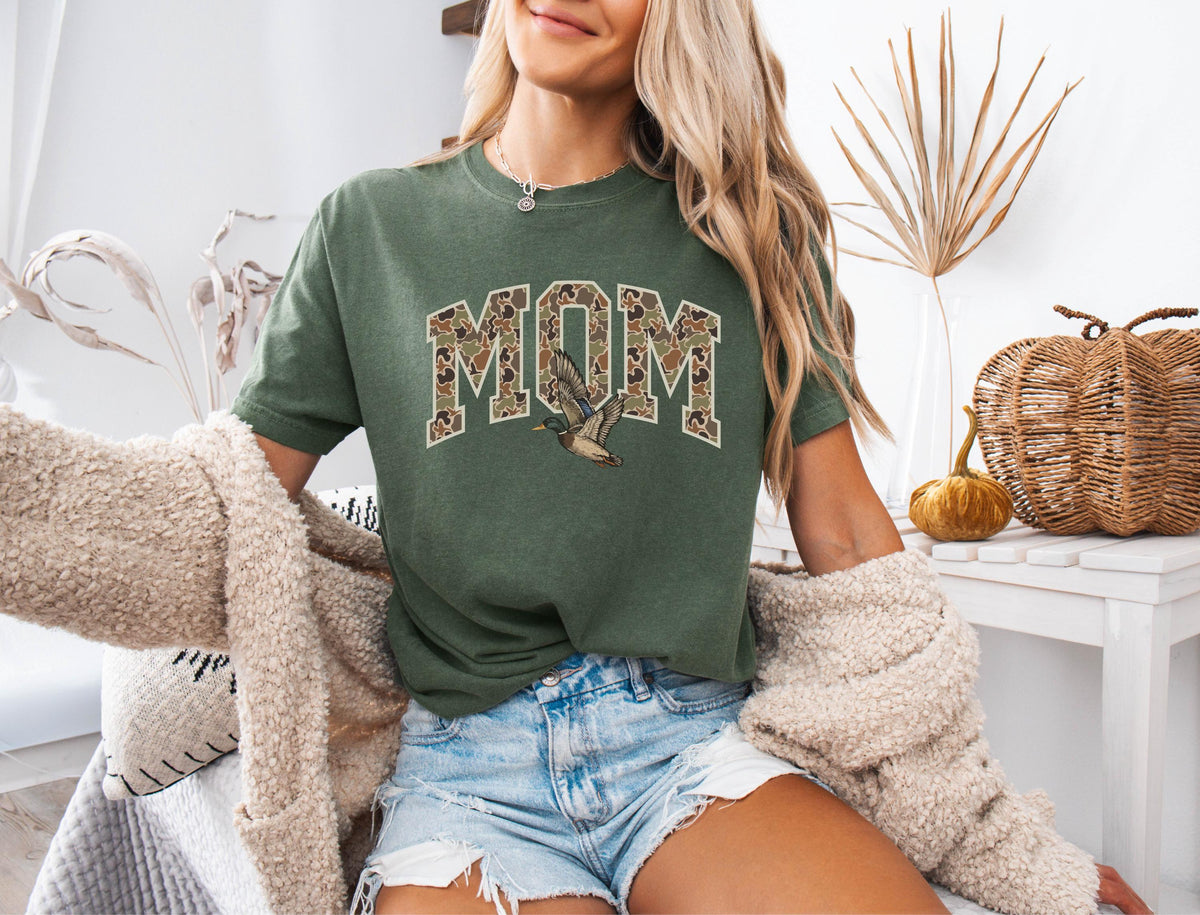 Comfort Colors® Dad and Son Camouflage Shirt, Fathers Day Gift, Hunting Family Matching Tees, Duck Daddy Mom Tee