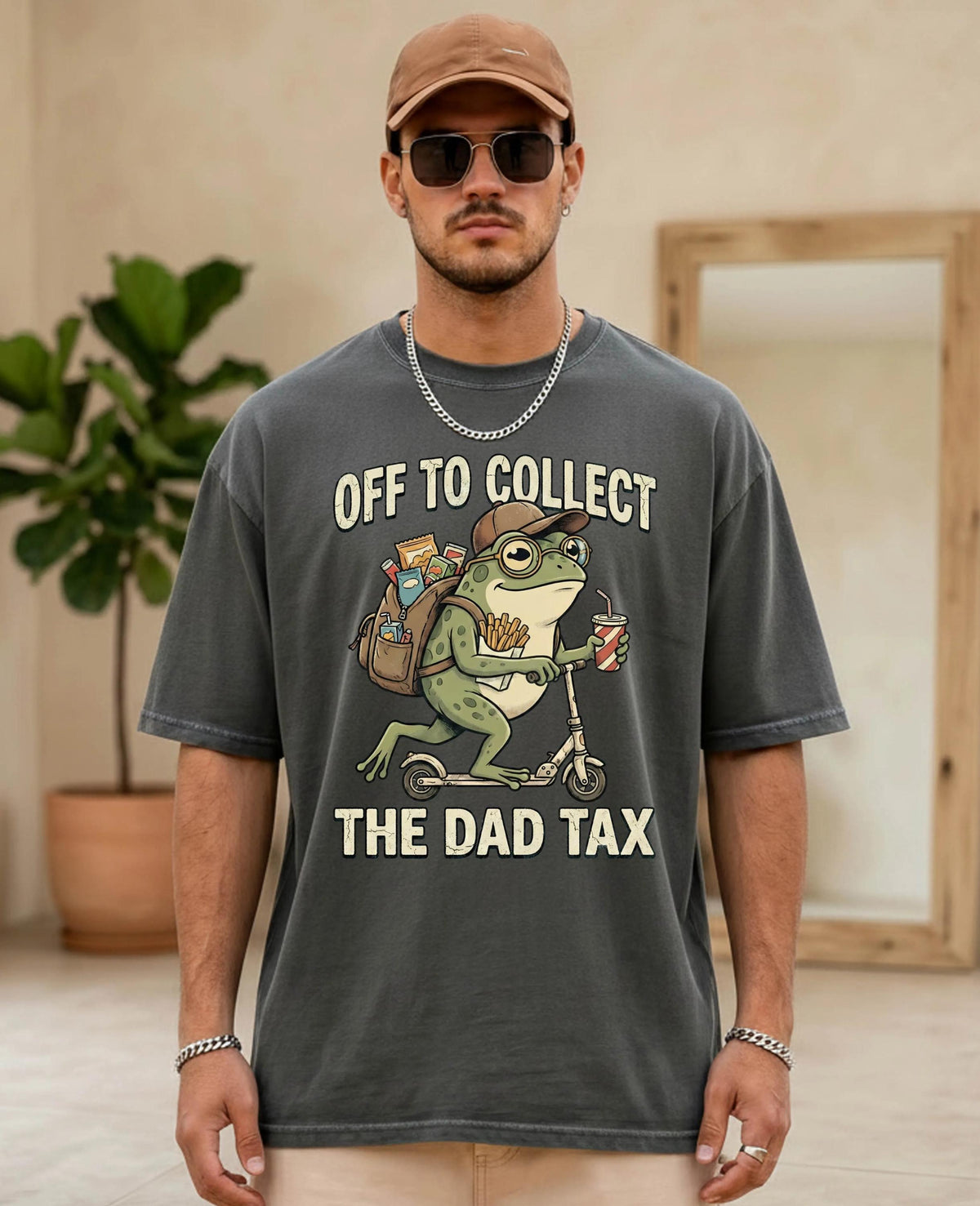 Comfort Colors® Dad Tax Shirt, Funny Fathers Day Gift, Husband Birthday Tee, New Dada Frog Tees, Daddy to be T-shirt