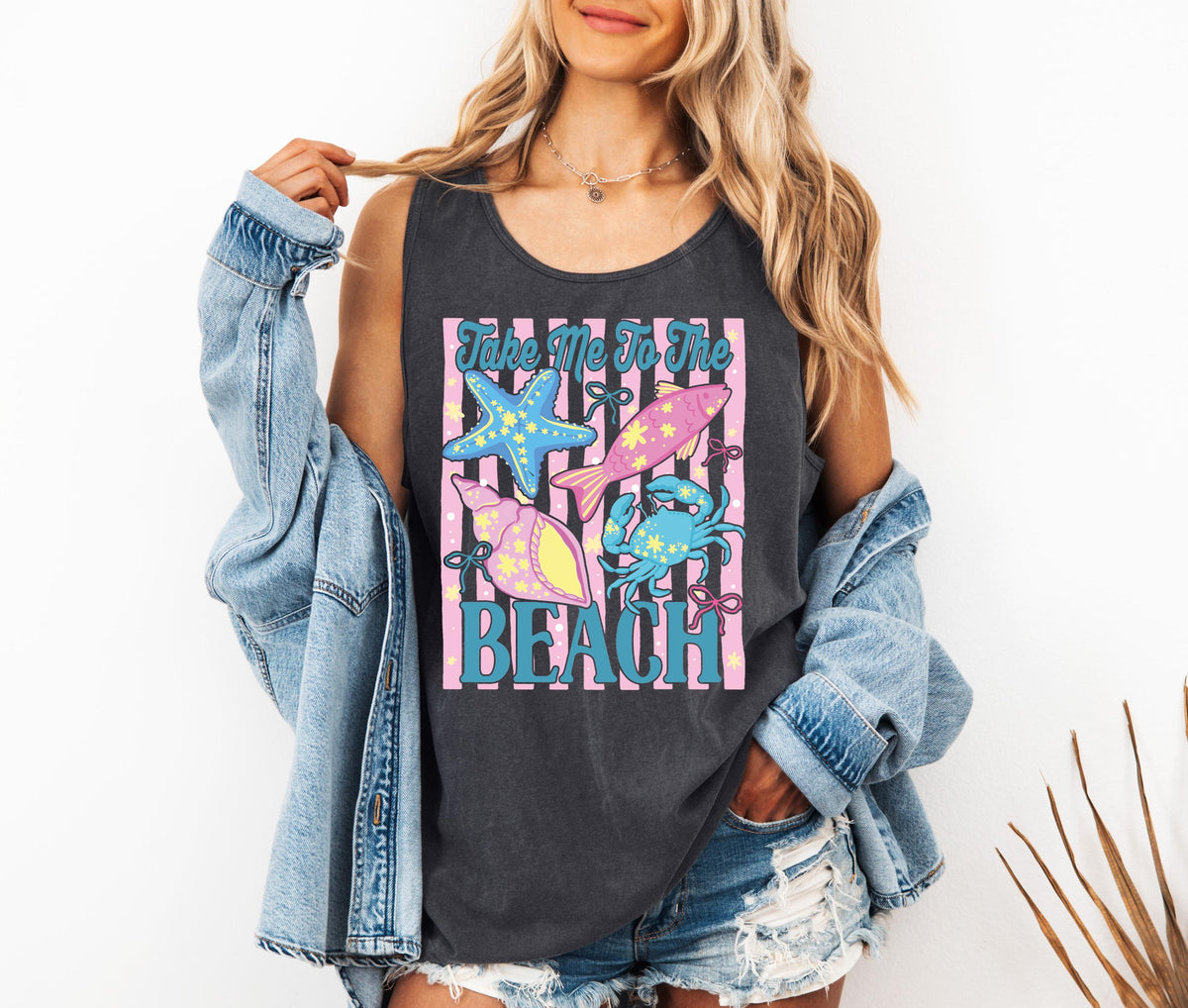 Beach Tank Top, Comfort Colors® Summer Girls T-Shirt, Beach Vacation Tees, Summer Trip Shirts