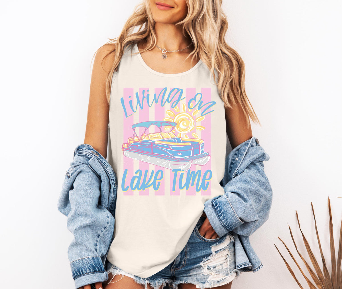 Lake Trip Tank Top, Comfort Colors® Summer Beach Tops, Summer Vacation Shirts, River Time Tees