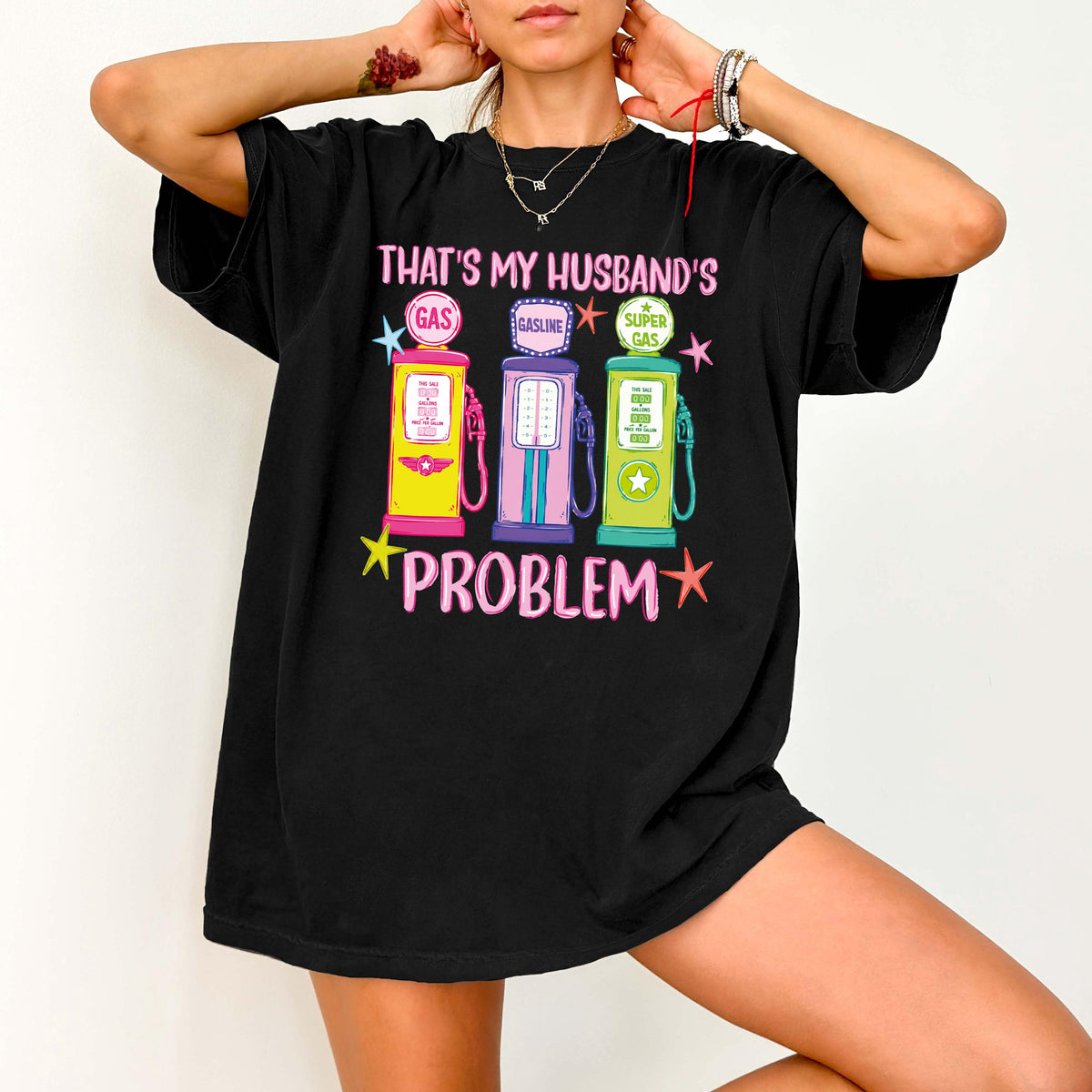 Comfort Colors® That's My Husband's Problem Shirt, Sarcastic Saying Tee, Funny Quote Wife Gift