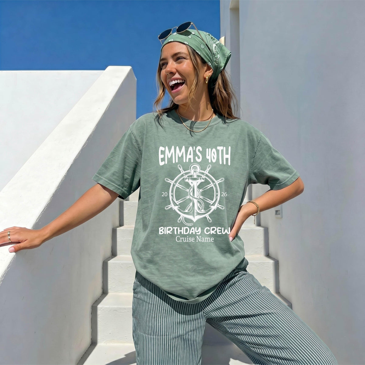 Comfort Colors® Birthday Cruise Crew Shirt, Cruising 40th Birthday Tees, Custom 30th 50th Birthday Sweatshirt