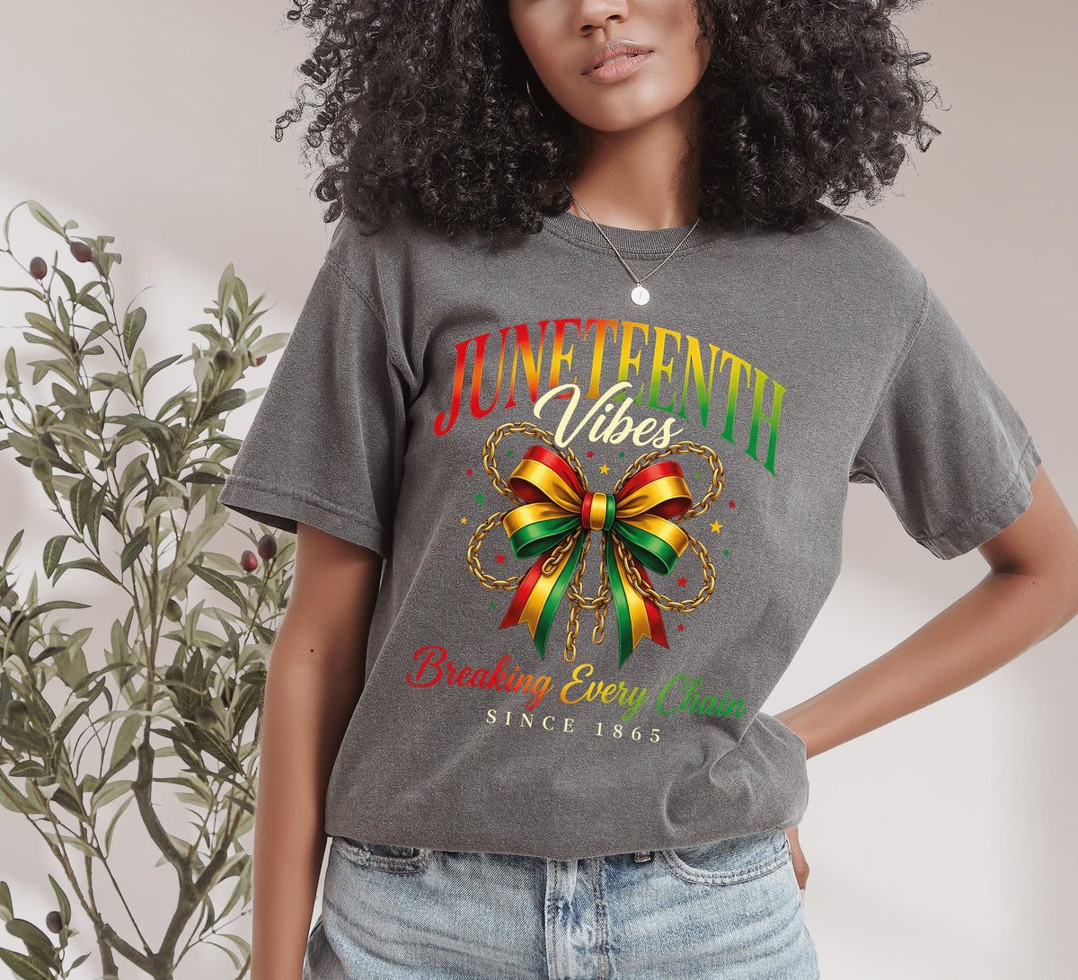 Comfort Colors® Juneteenth T-Shirt, Black Freedom Shirt, African American Gift Tee