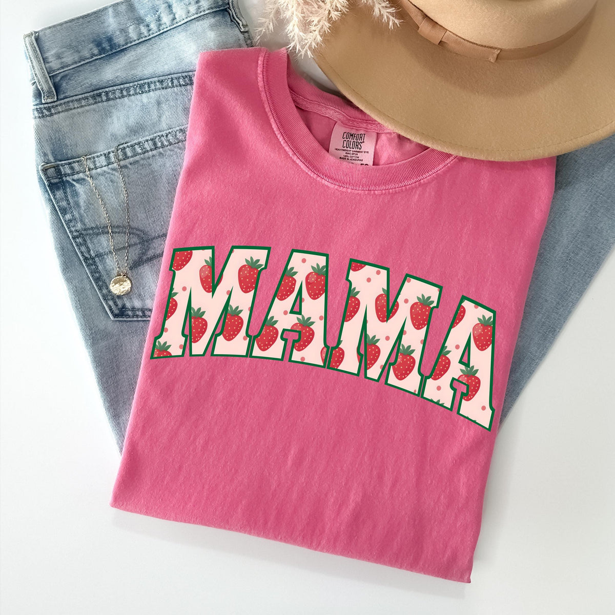 Comfort Colors® Strawberry Family Shirt, Berry Matching T-Shirt, Summer Birthday Tees
