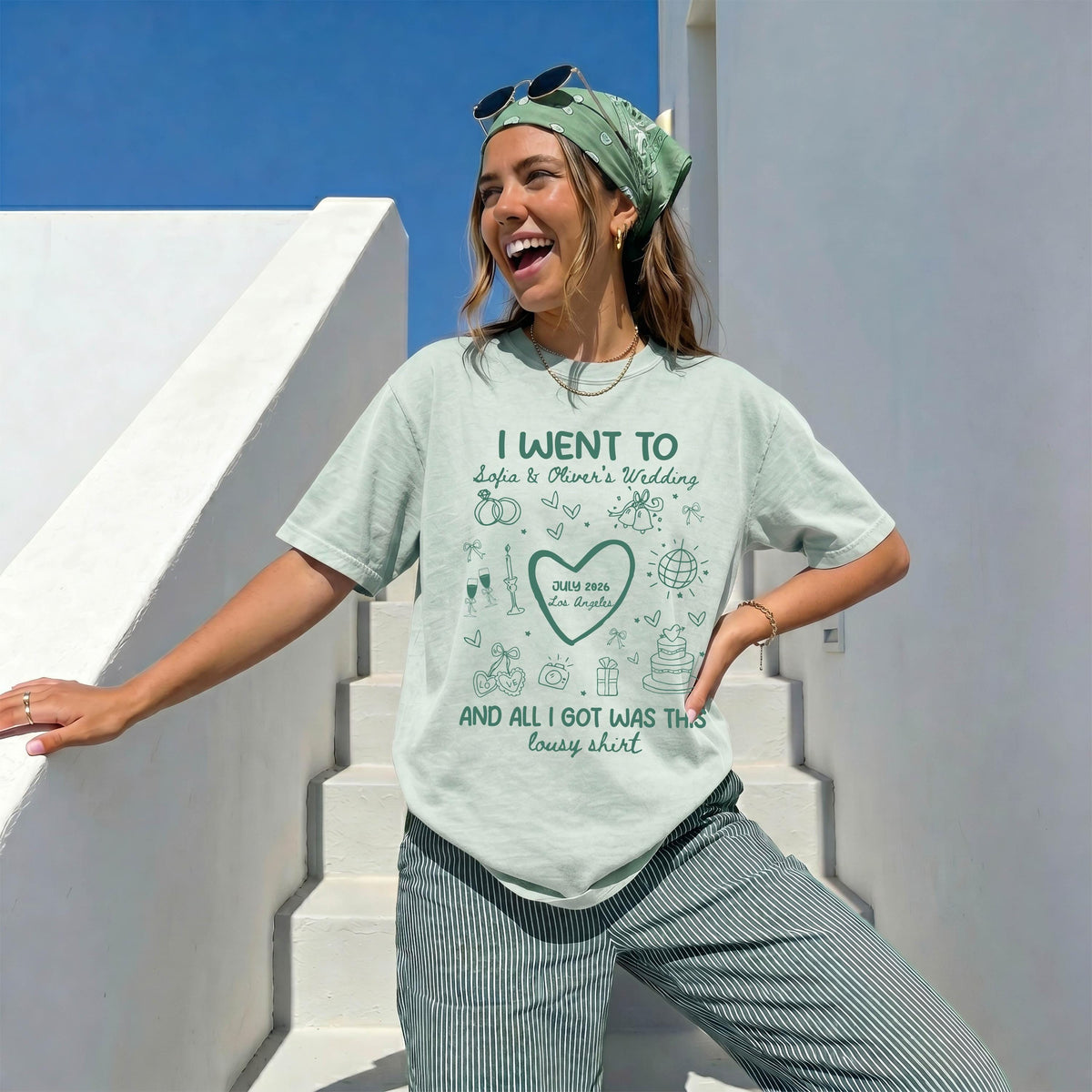 Comfort Colors® Custom Wedding Guest Shirt, Bridal Party Gift, Bachelorette Tee, Personalized Wedding Weekend Tees