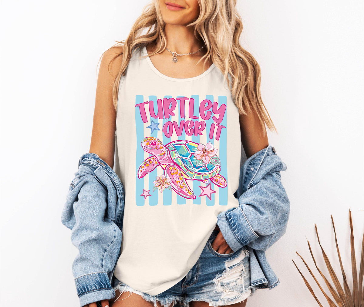 Comfort Colors® Sea Turtle Summer Tank Top, Coastal Vacation Tops, Beach Vibes Tanks, Beach Life Tee, Ocean Trip Girls Shirt