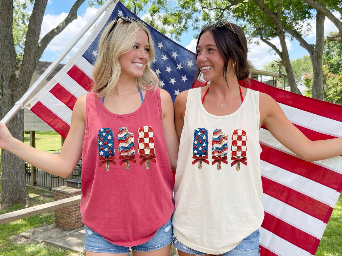 Comfort Colors® Fourth of July Tank Top, Funny Patriotic Summer Top, Independence Day Gift