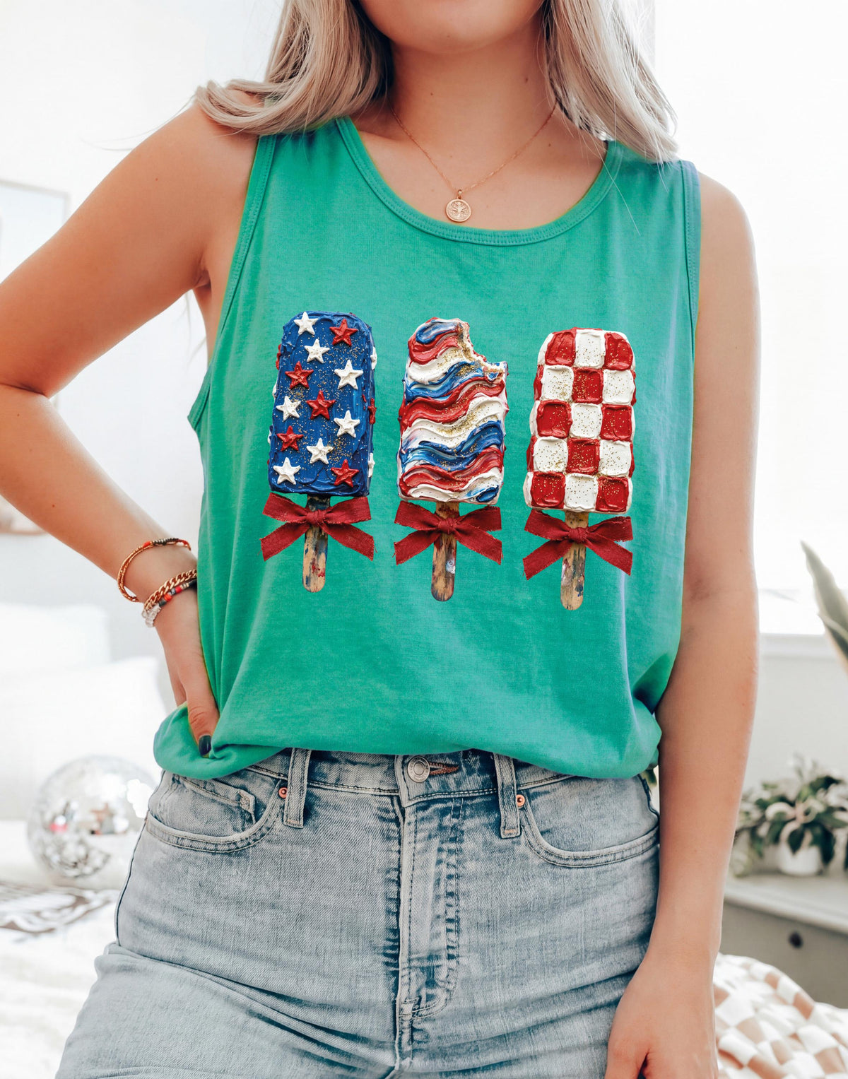Comfort Colors® Fourth of July Tank Top, Funny Patriotic Summer Top, Independence Day Gift