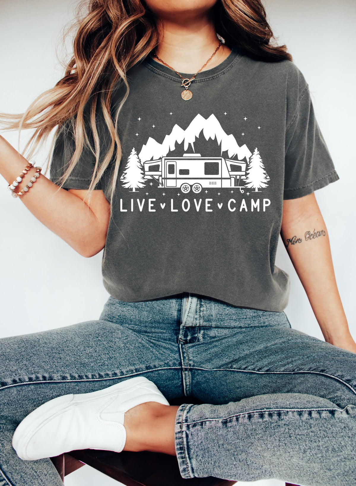 Comfort Colors® Camping Shirt, Camp Vibes Tees, Outdoor Adventure T-shirt, Summer Camp Shirts