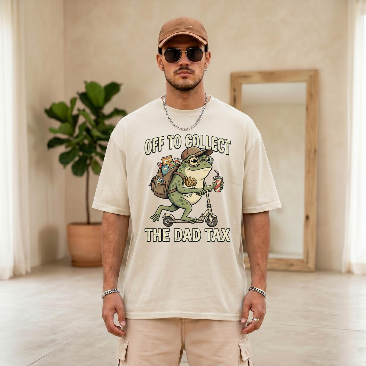 Comfort Colors® Dad Tax Shirt, Funny Fathers Day Gift, Husband Birthday Tee, New Dada Frog Tees, Daddy to be T-shirt