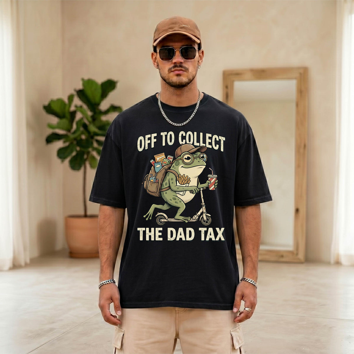 Comfort Colors® Dad Tax Shirt, Funny Fathers Day Gift, Husband Birthday Tee, New Dada Frog Tees, Daddy to be T-shirt