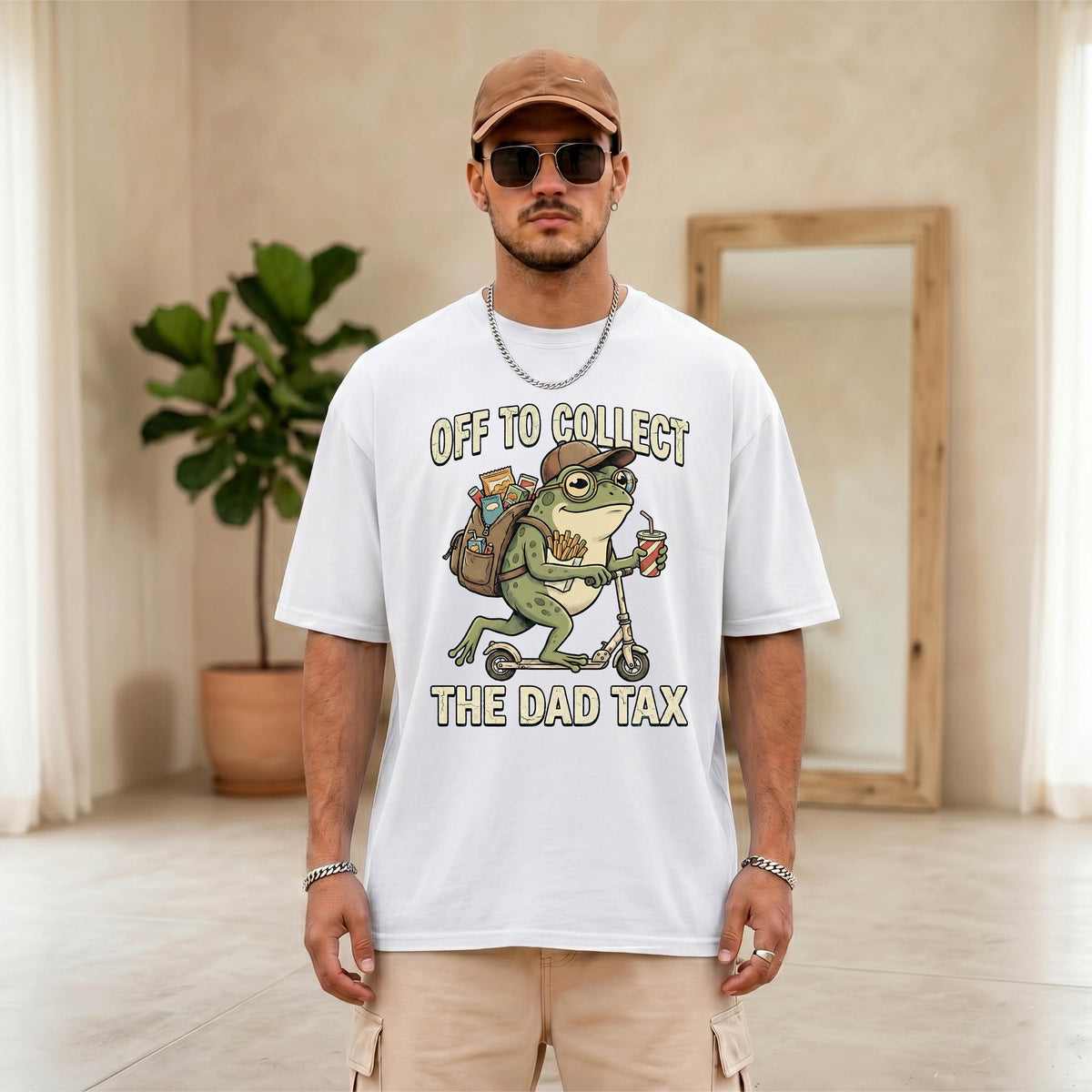 Comfort Colors® Dad Tax Shirt, Funny Fathers Day Gift, Husband Birthday Tee, New Dada Frog Tees, Daddy to be T-shirt