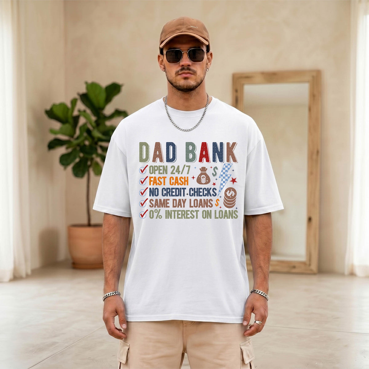 Comfort Colors® Dad Shirt, Fathers Day Gift, Dad Bank Tee, Daddy Jokes Tees, Accountant Papa T-shirt, Funny Daddy Shirts