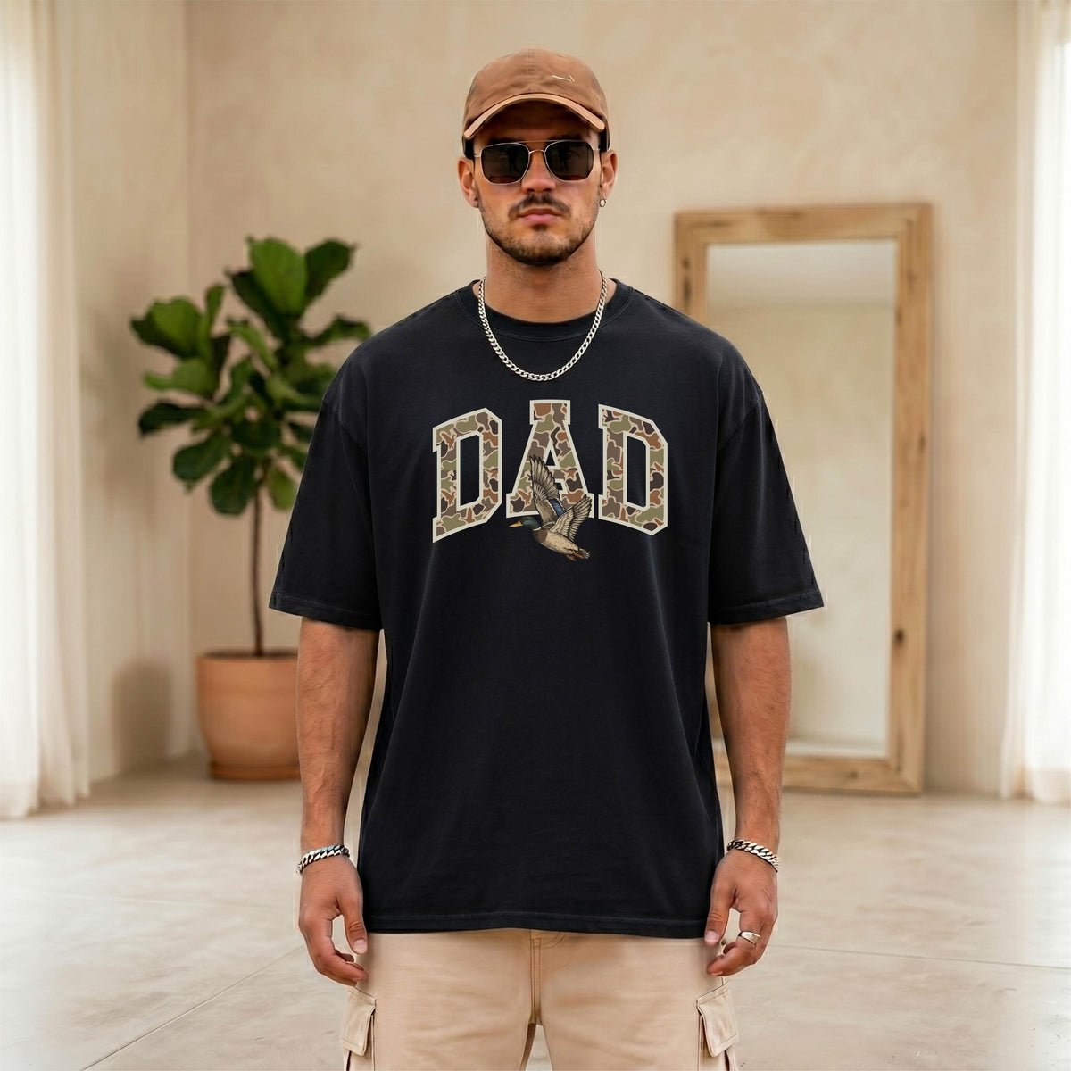 Comfort Colors® Dad and Son Camouflage Shirt, Fathers Day Gift, Hunting Family Matching Tees, Duck Daddy Mom Tee